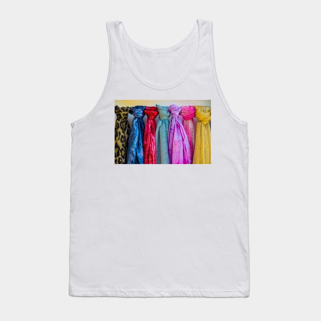 Colourful Scarves for Sale Tank Top by BrianPShaw